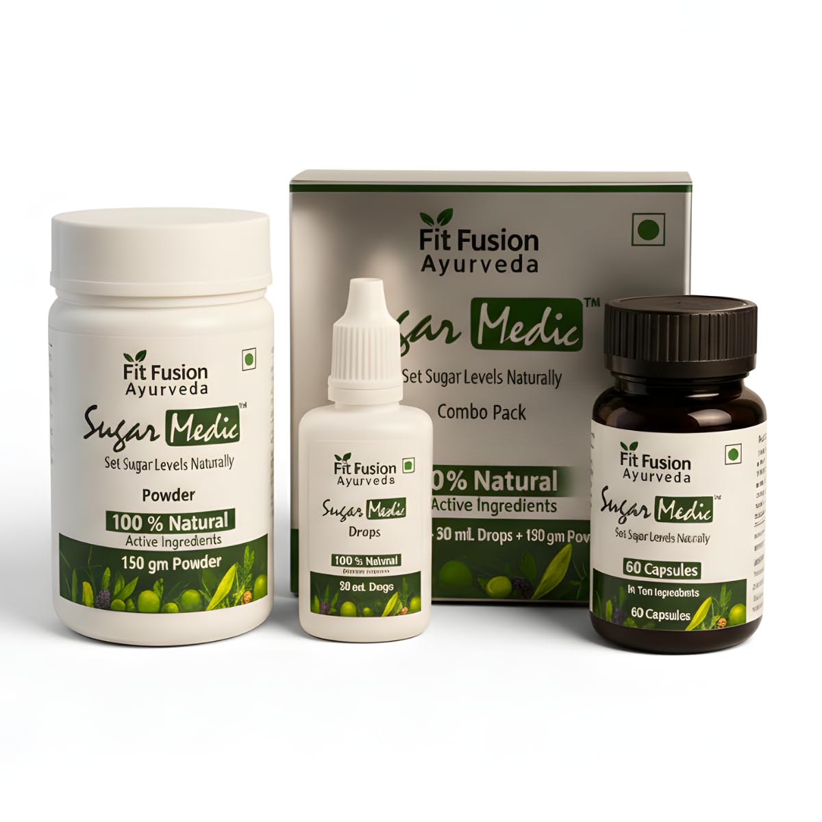 Sugar Medic Combo With Ashwagandha, Giloy, Jamun - View 5