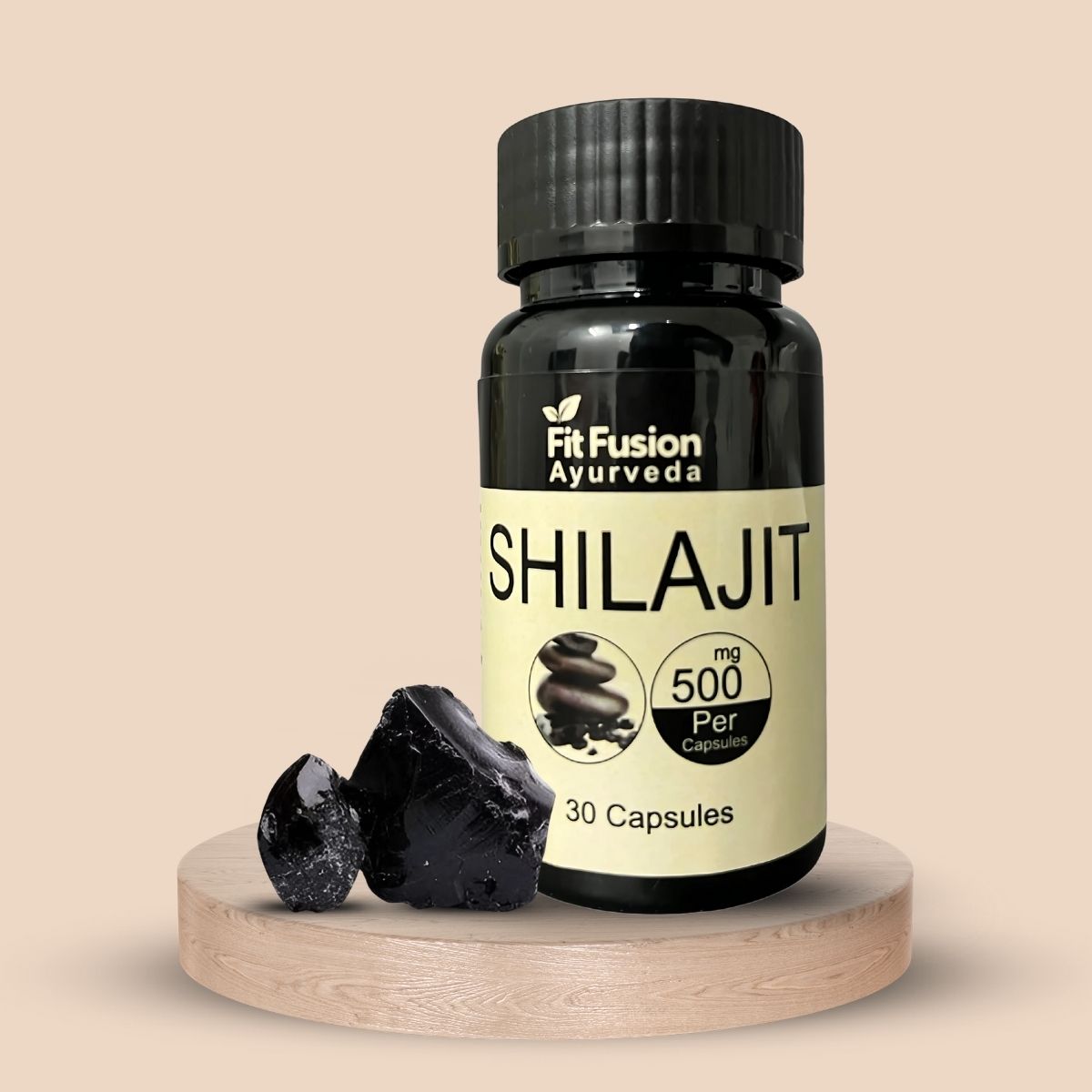 Fit Fusion Ayurveda Shilajit Capsules - 30 Capsules  - View 3