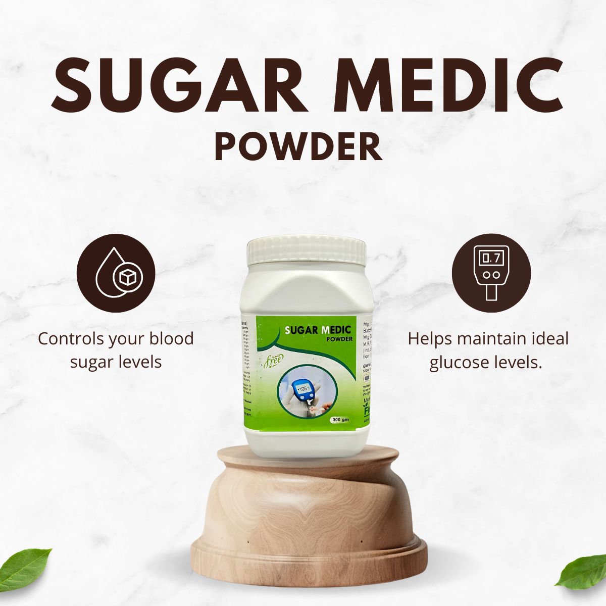 Fit Fusion Ayurveda Diabetes Control Powder - Sugar Medic 300g - View 2